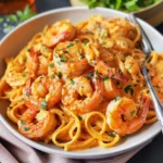 Spicy Cajun Shrimp Linguine