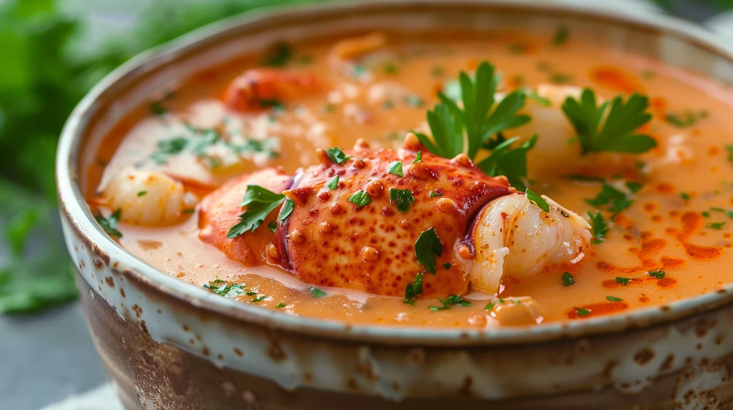 Spicy Lobster Bisque With Cayenne