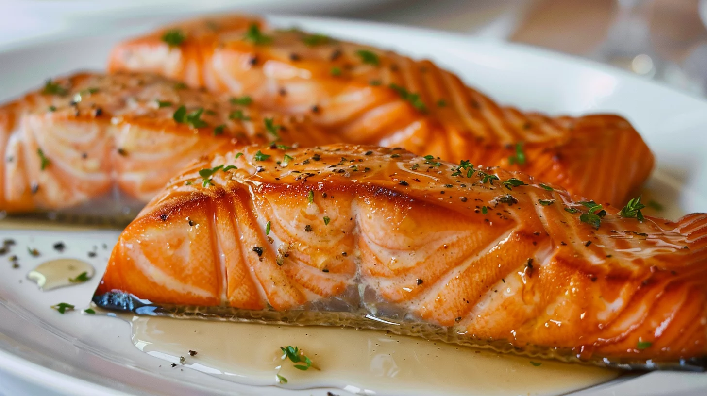 Sweet and Spicy Honey Glazed Salmon