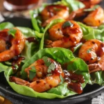 Sweet Chili Glazed Shrimp Lettuce Wraps
