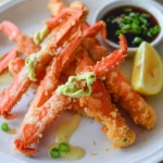 Tempura Crab Sticks With Wasabi Mayo