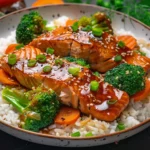 Teriyaki Glazed Salmon Bowls