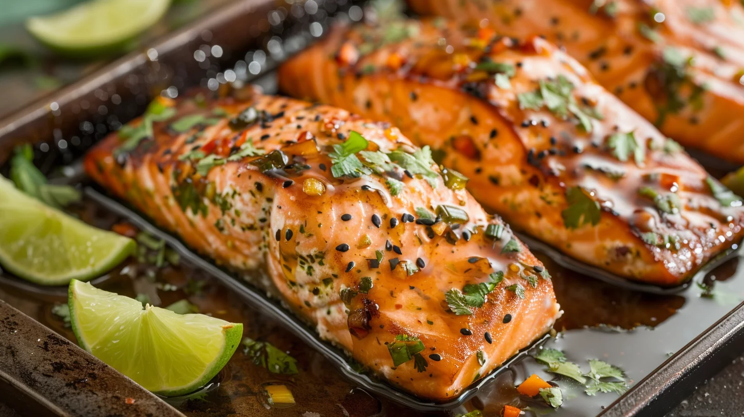 The Best Sweet Chili Glazed Salmon Ever