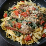 Tuscan Salmon Pasta