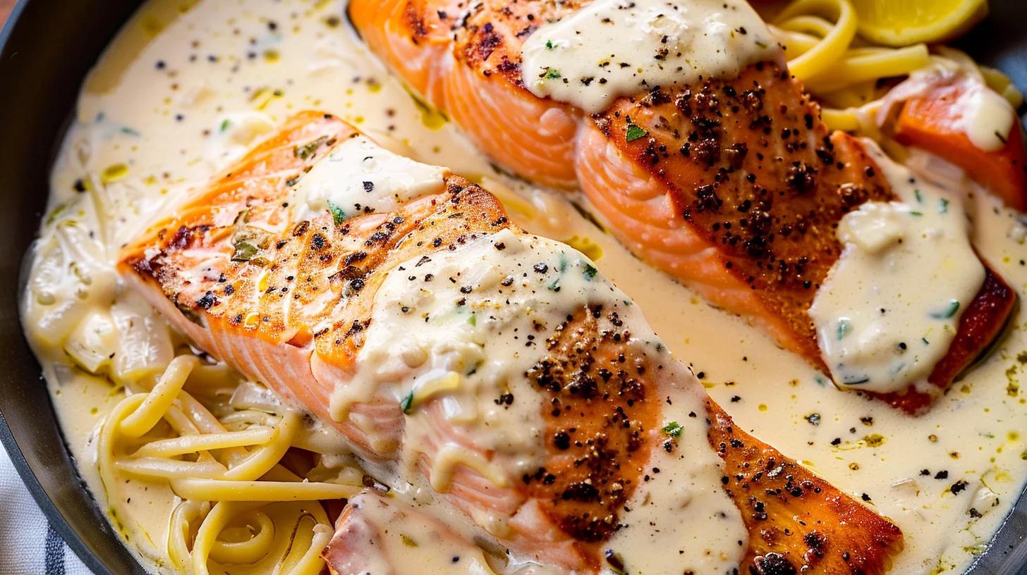 Ultimate Creamy Garlic Parmesan Salmon