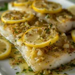 Baked Lemon Garlic Haddock