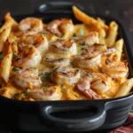 Cajun Shrimp Pumpkin Pasta Bake