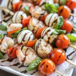 Caprese Shrimp Skewers