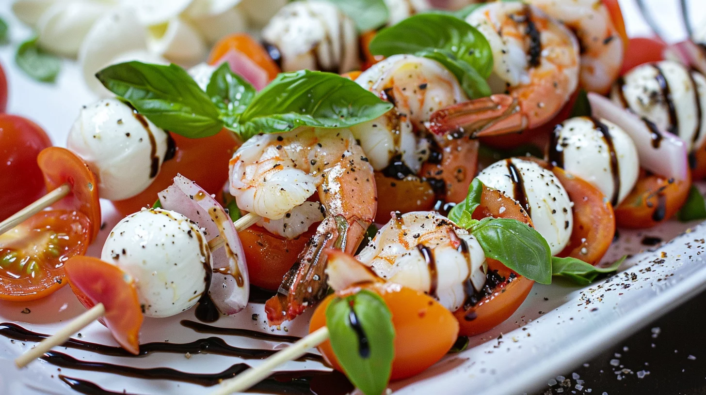 Caprese Shrimp Skewers