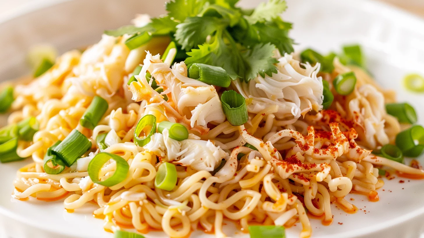 Chili Crisp Crab Noodles