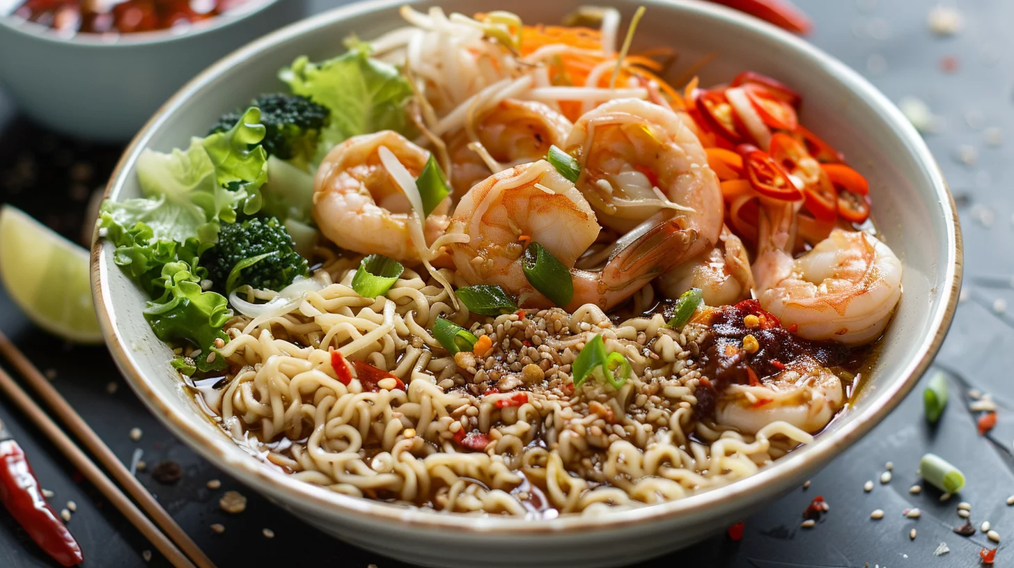 Chili Oil Prawn Ramen