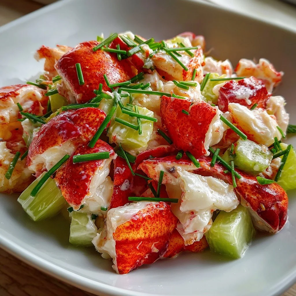 Gordon Ramsay's delicious lobster salad recipe ingredients and presentation
