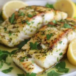 lemon herb halibut