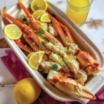 Lemon Pepper Baked Crab Legs