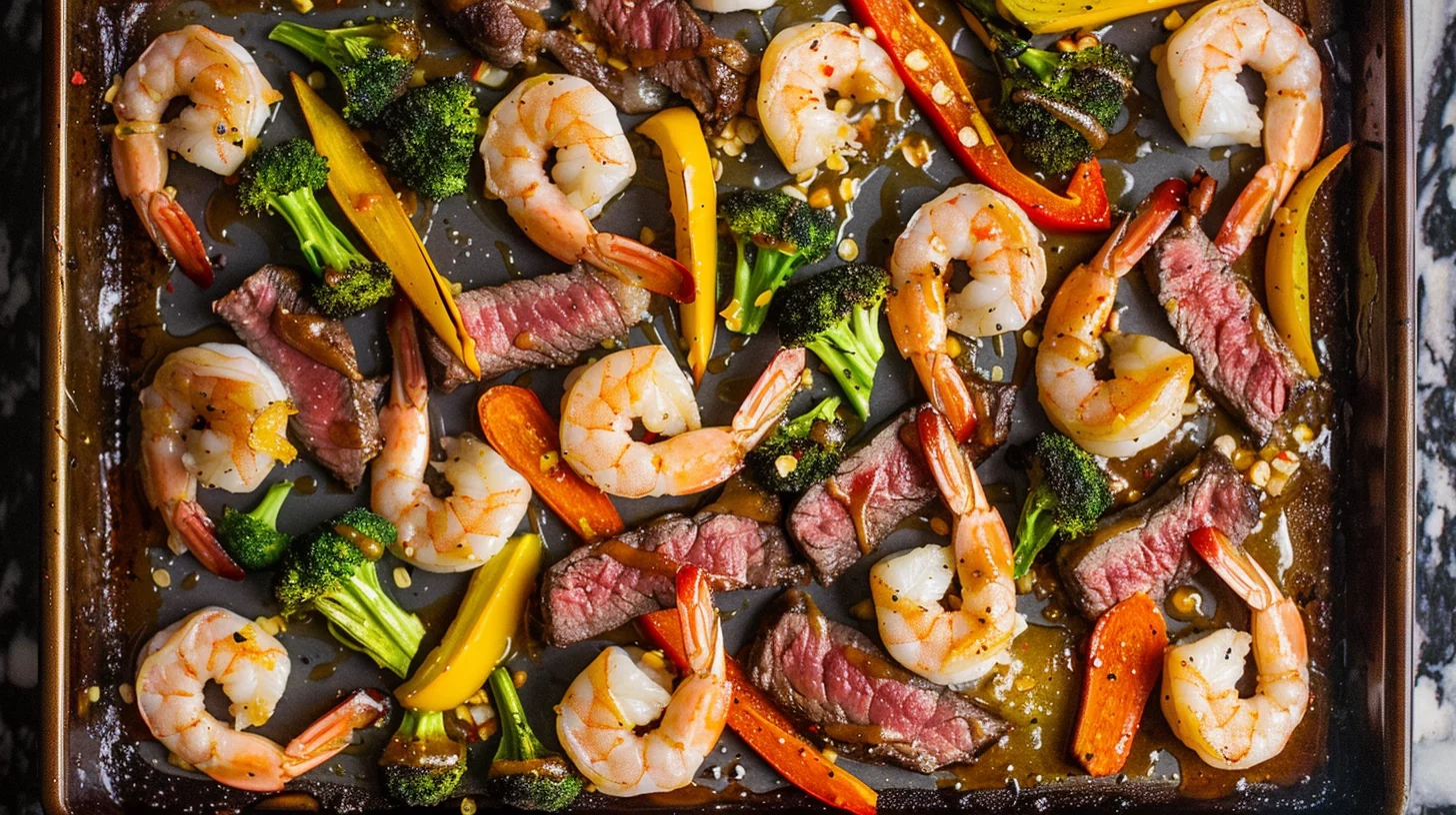 Maple Dijon Shrimp Sheet Pan