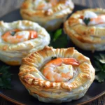 Mini Crab Pot Pies In Puff Pastry