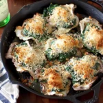 Oyster Rockefeller Mushrooms