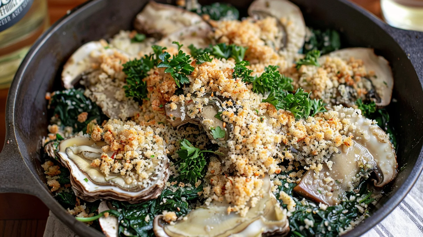 Oyster Rockefeller Mushrooms