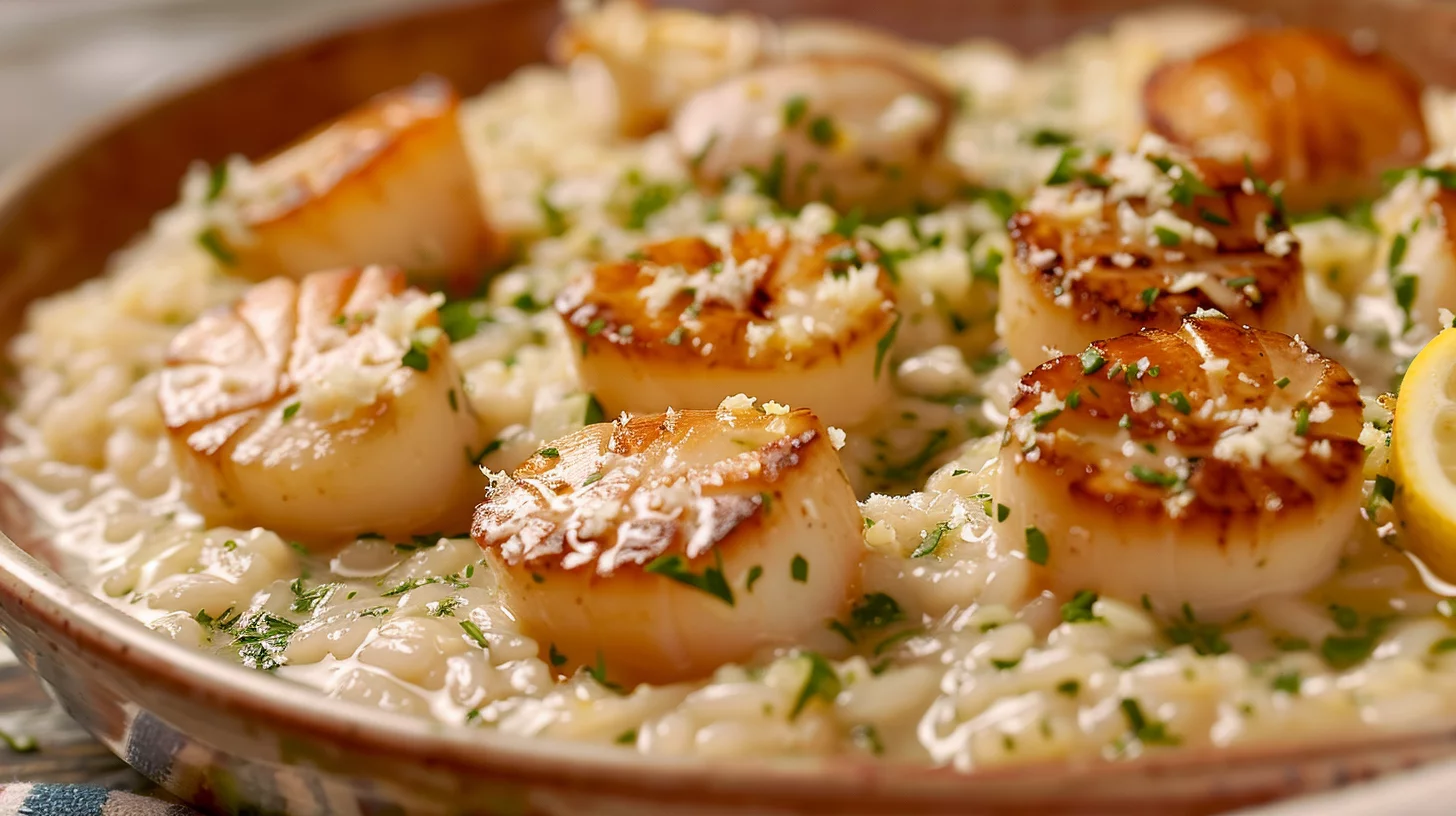 scallop risotto