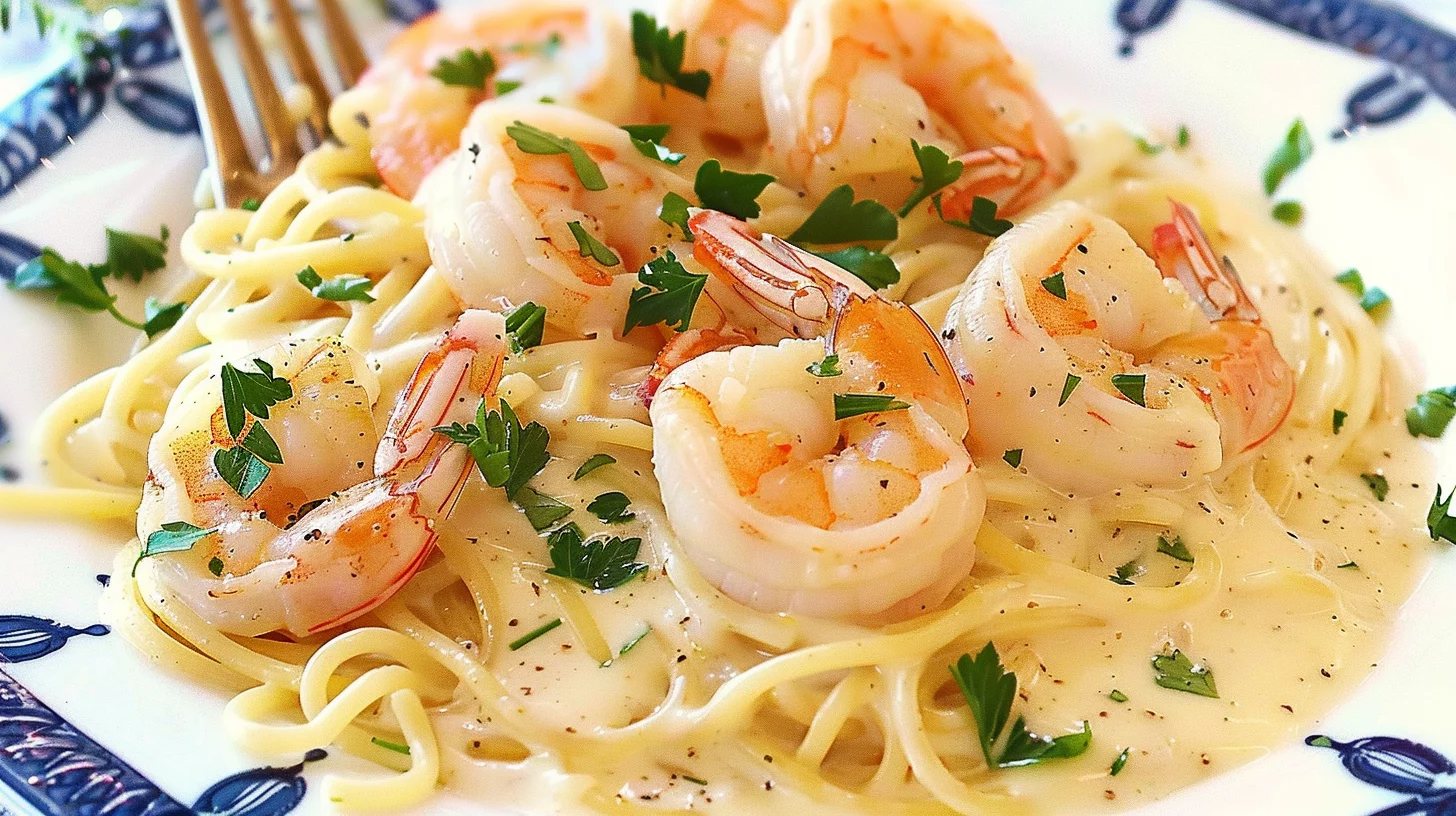 shrimp carbonara