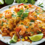 Shrimp Enchilada Skillet Bake