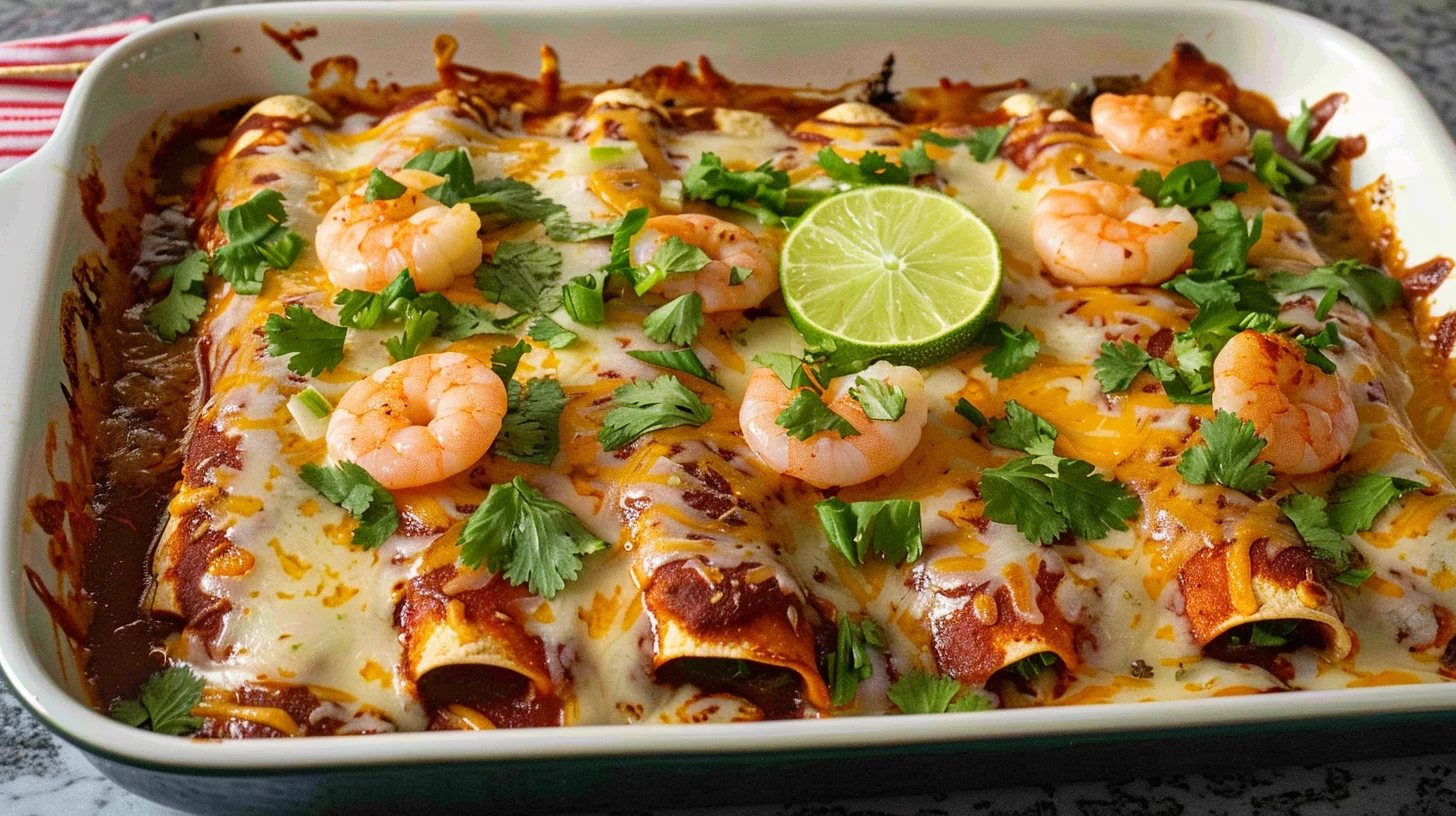 shrimp enchiladas