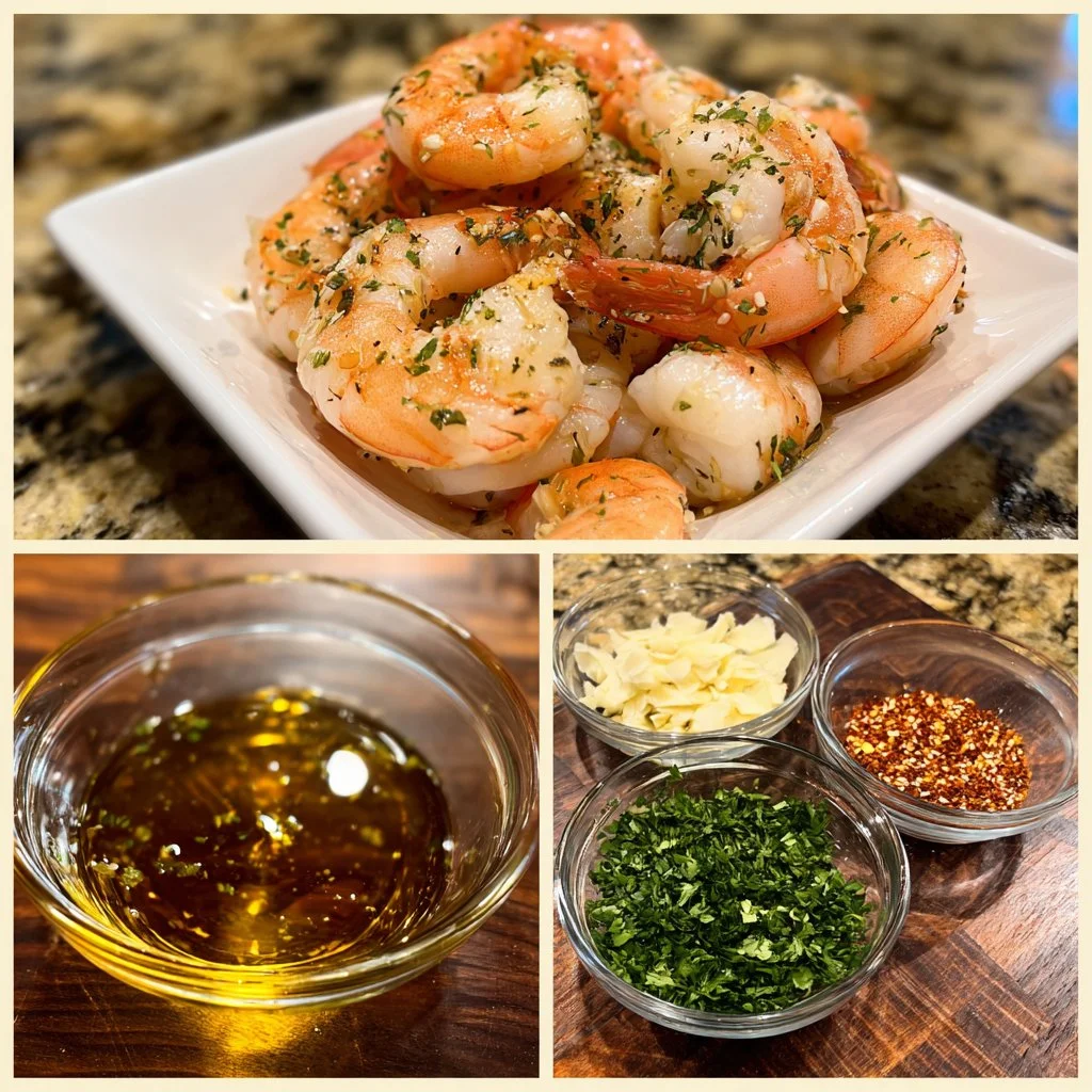 Delicious shrimp marinade recipe for grilling seafood.
