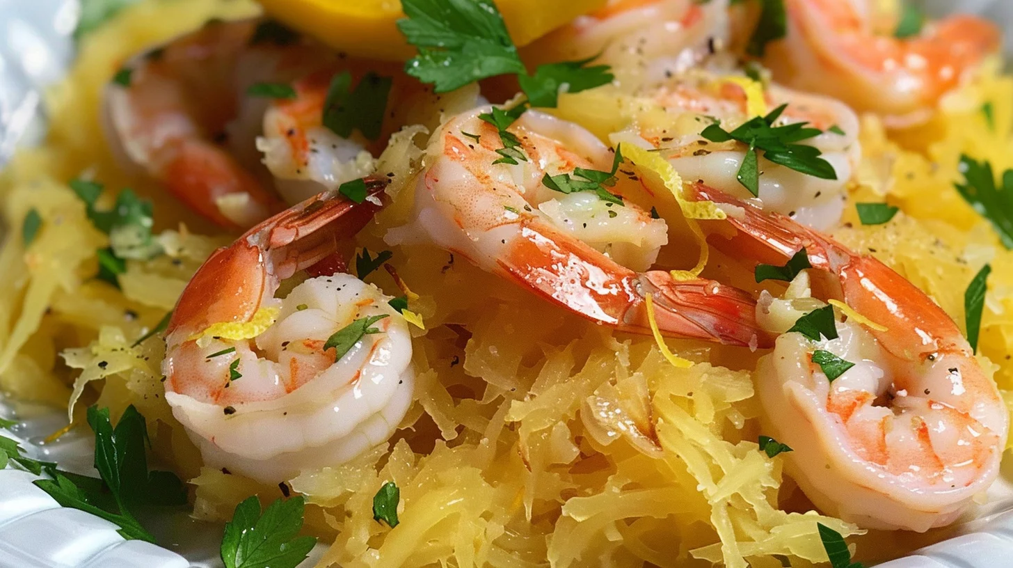 Shrimp Scampi Spaghetti Squash