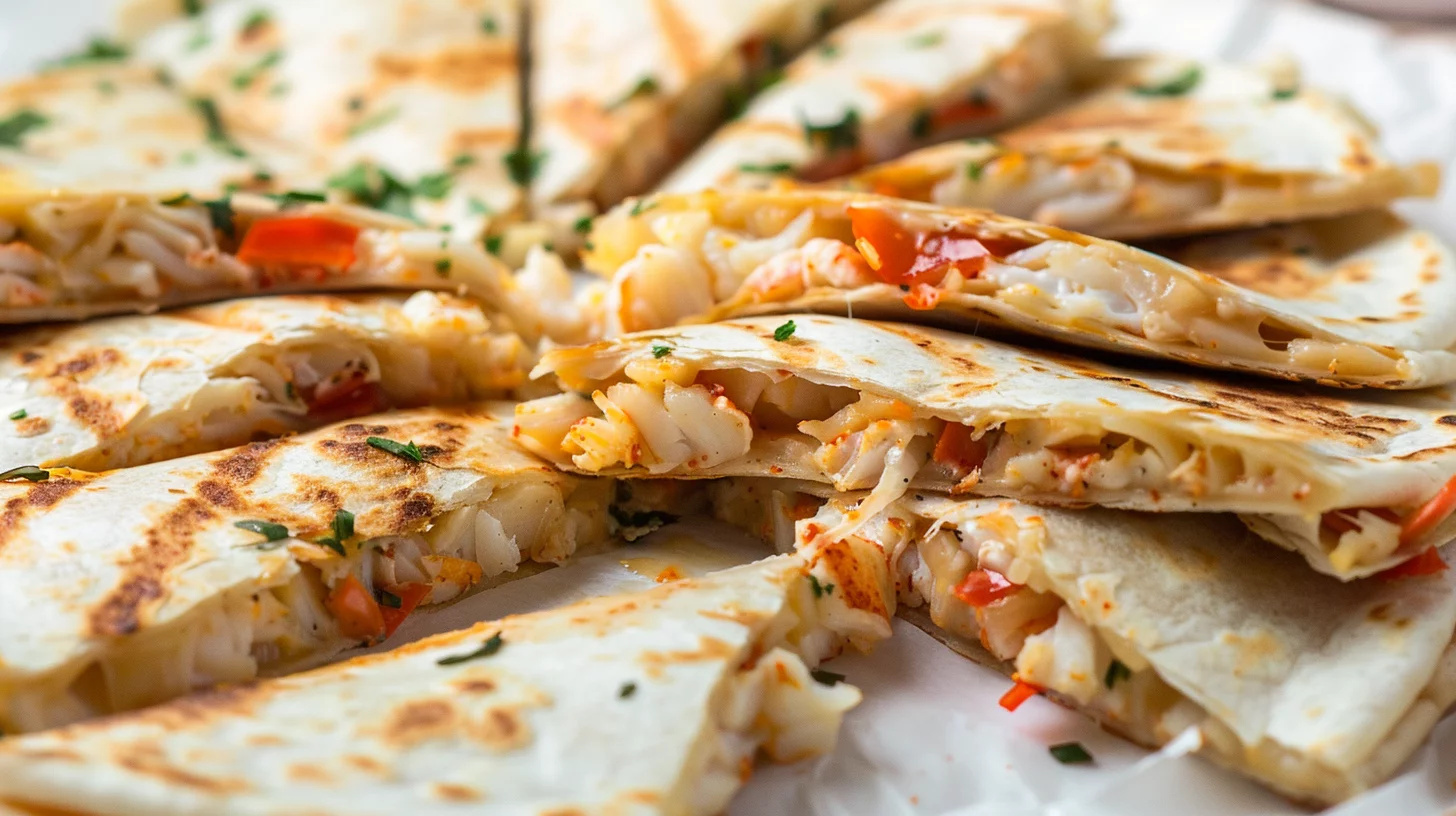 Smoky Chipotle Crab Quesadillas