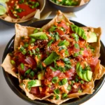 Spicy Tuna Poke Nachos