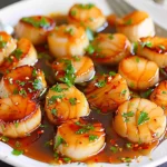 Sriracha Honey Scallops