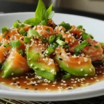 Teriyaki Salmon Avocado Boats