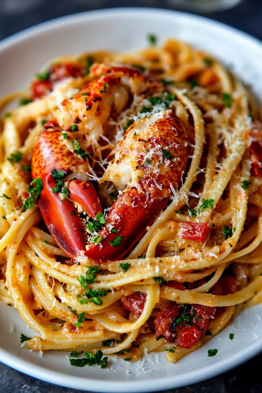Buttered Lobster Pasta
