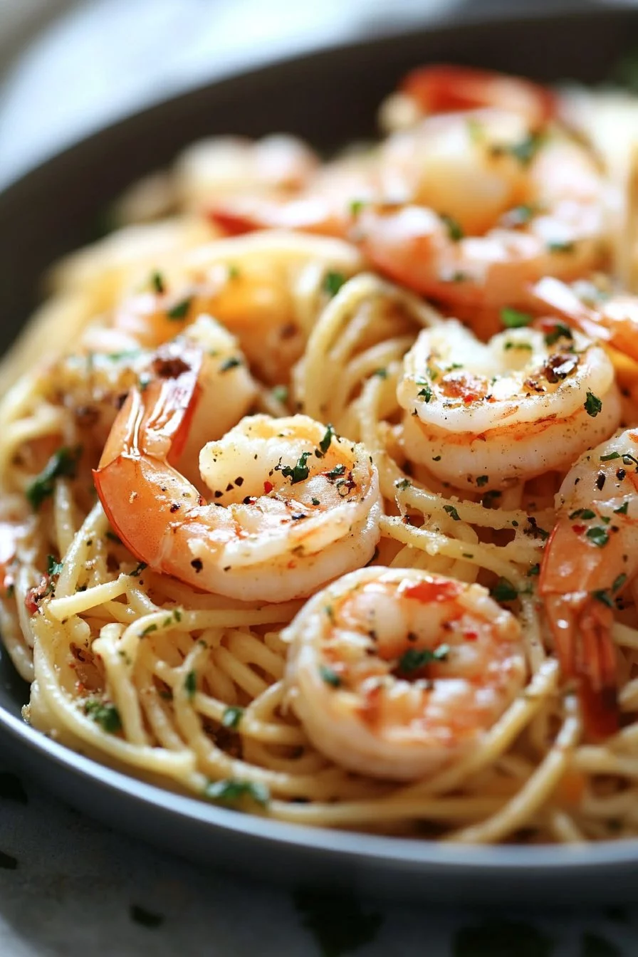 Shrimp Scampi Pasta Bake Recipe