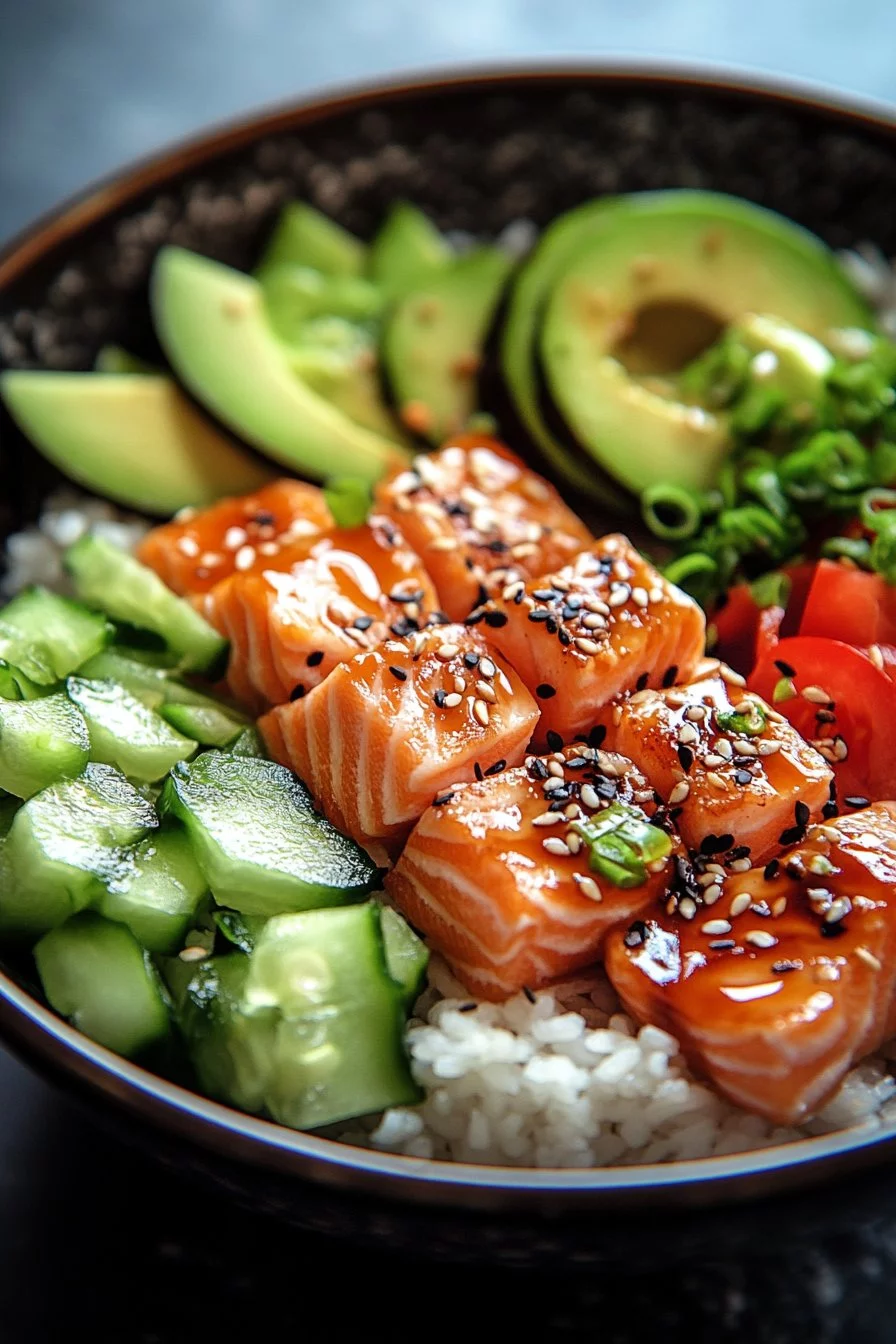 Salmon Teriyaki Bowl