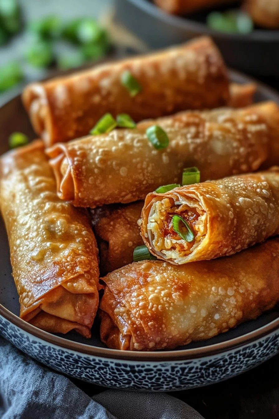 Maui-Inspired Egg Rolls