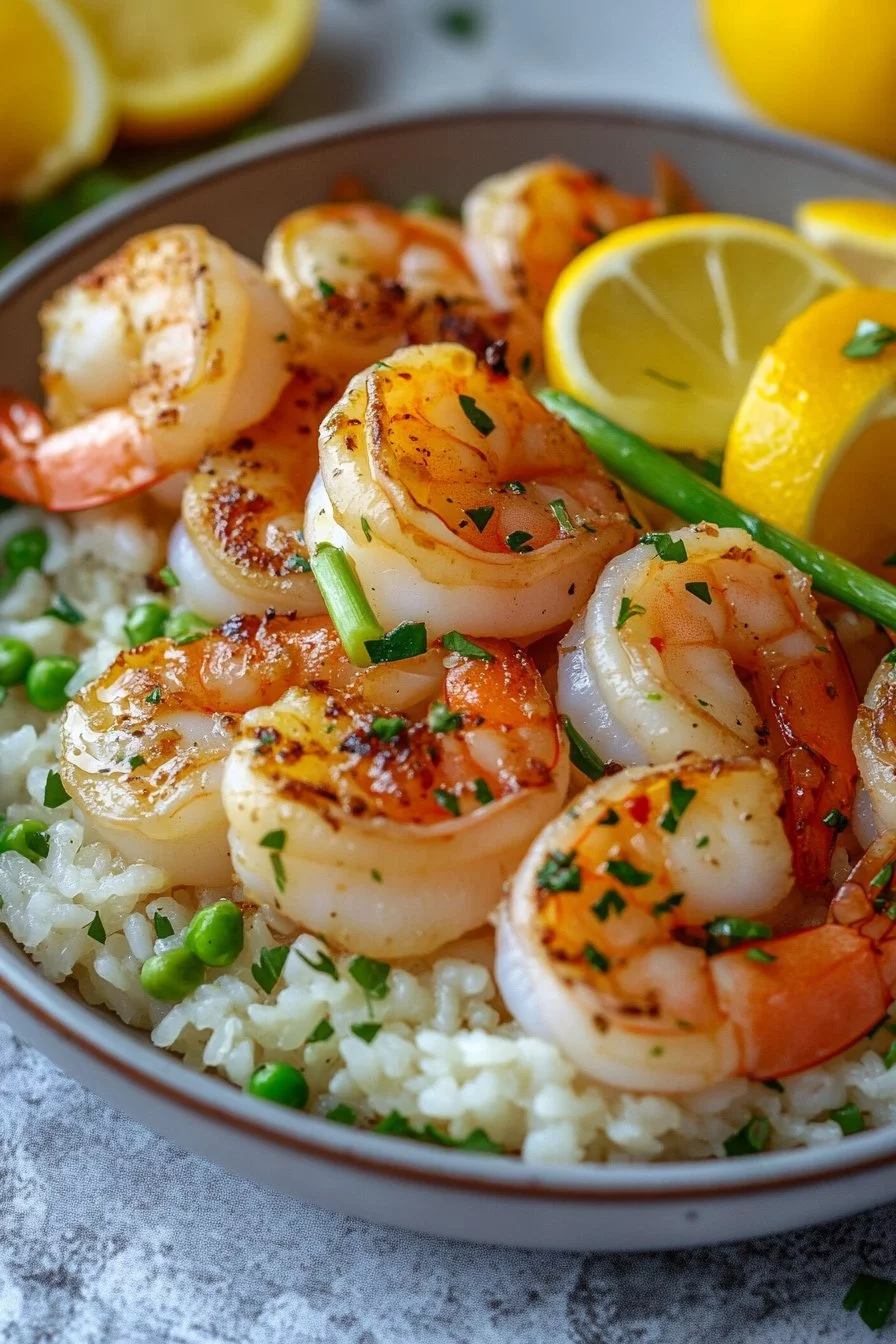 Scallops and Shrimp in Garlic Butter Sauce