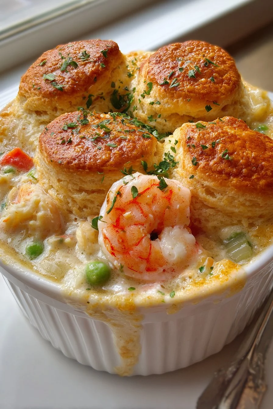 Cheddar Bay Biscuit Seafood Pot Pie: Comfort in Every Bite