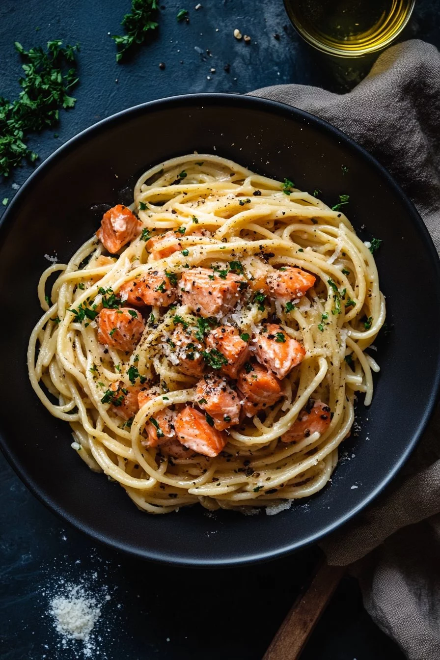 Easy Salmon Pasta