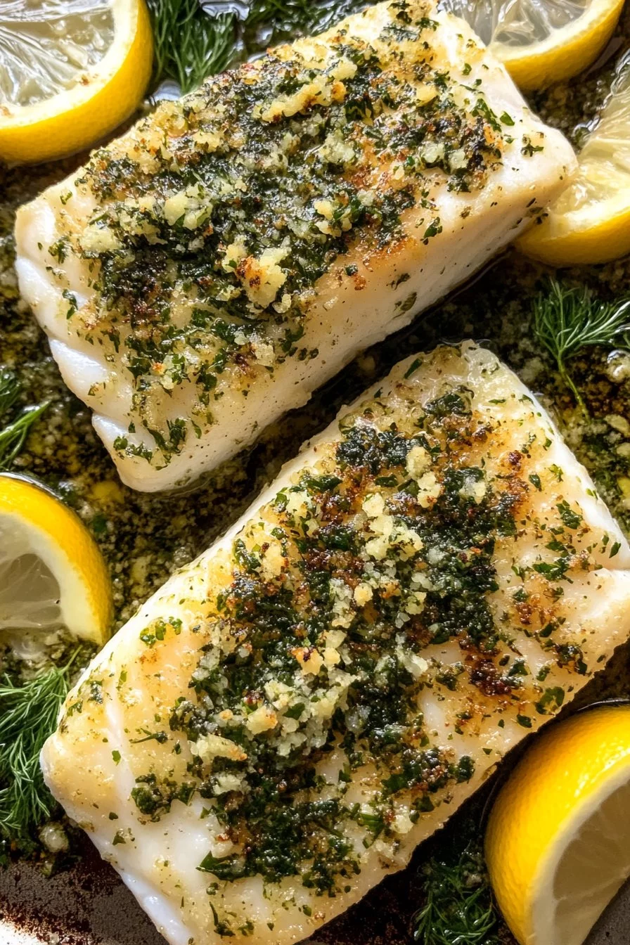 Herb Crusted Halibut