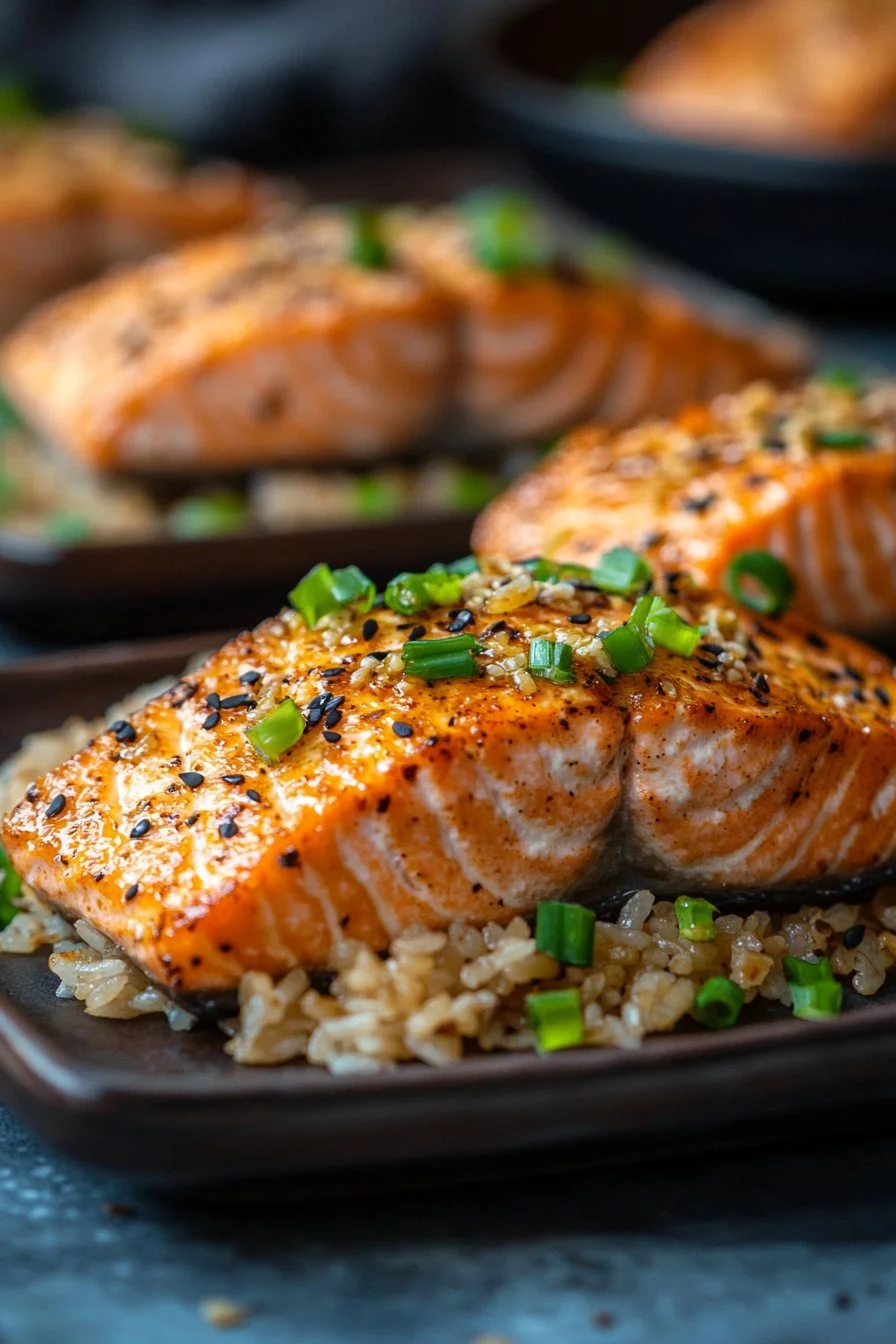 Crispy Rice Salmon