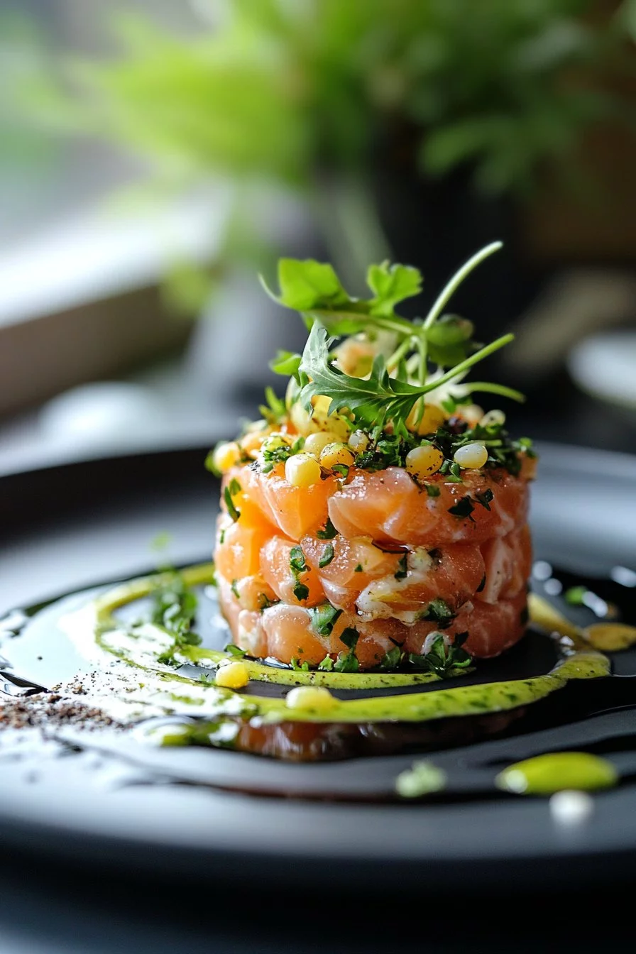 25-Minute Salmon Tartare (Easy Appetizer!)