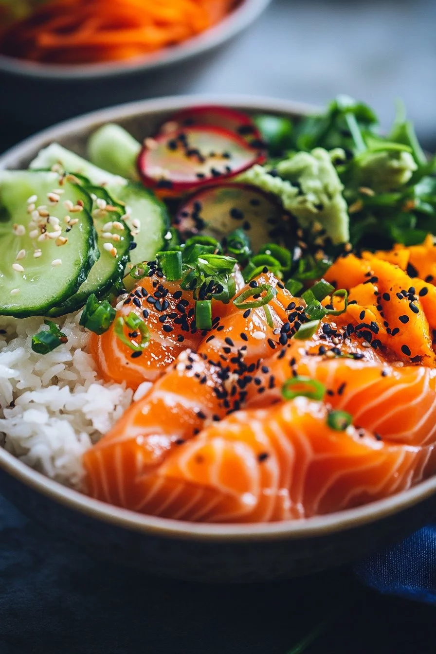 Salmon Rice Bowls