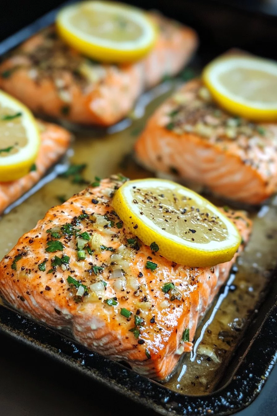 Garlic Butter Lemon Salmon
