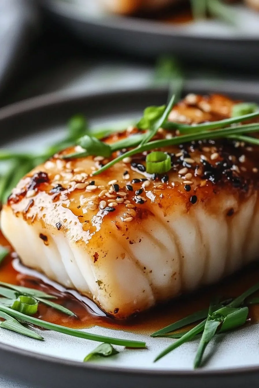 Ginger Soy Glazed Cod