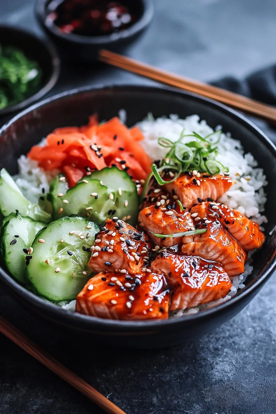 Teriyaki Salmon Bowl