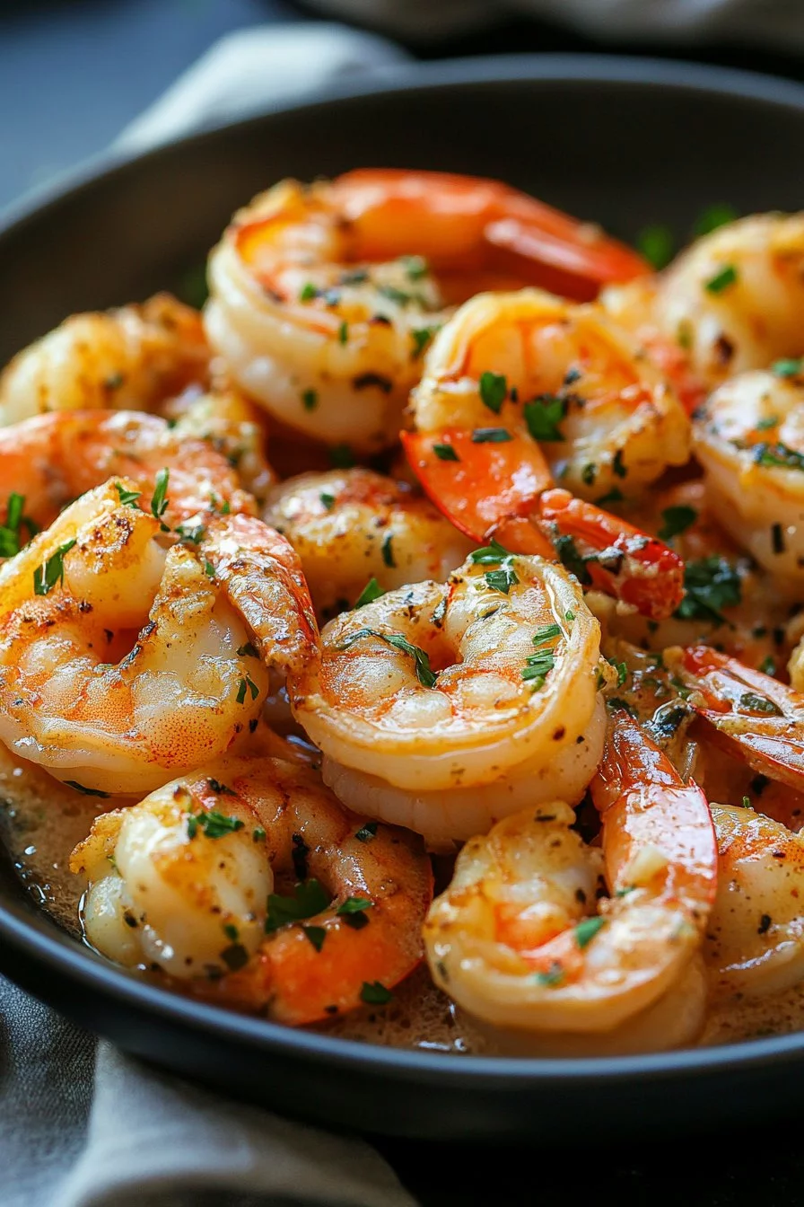 Creamy Garlic Butter Shrimp 🤤