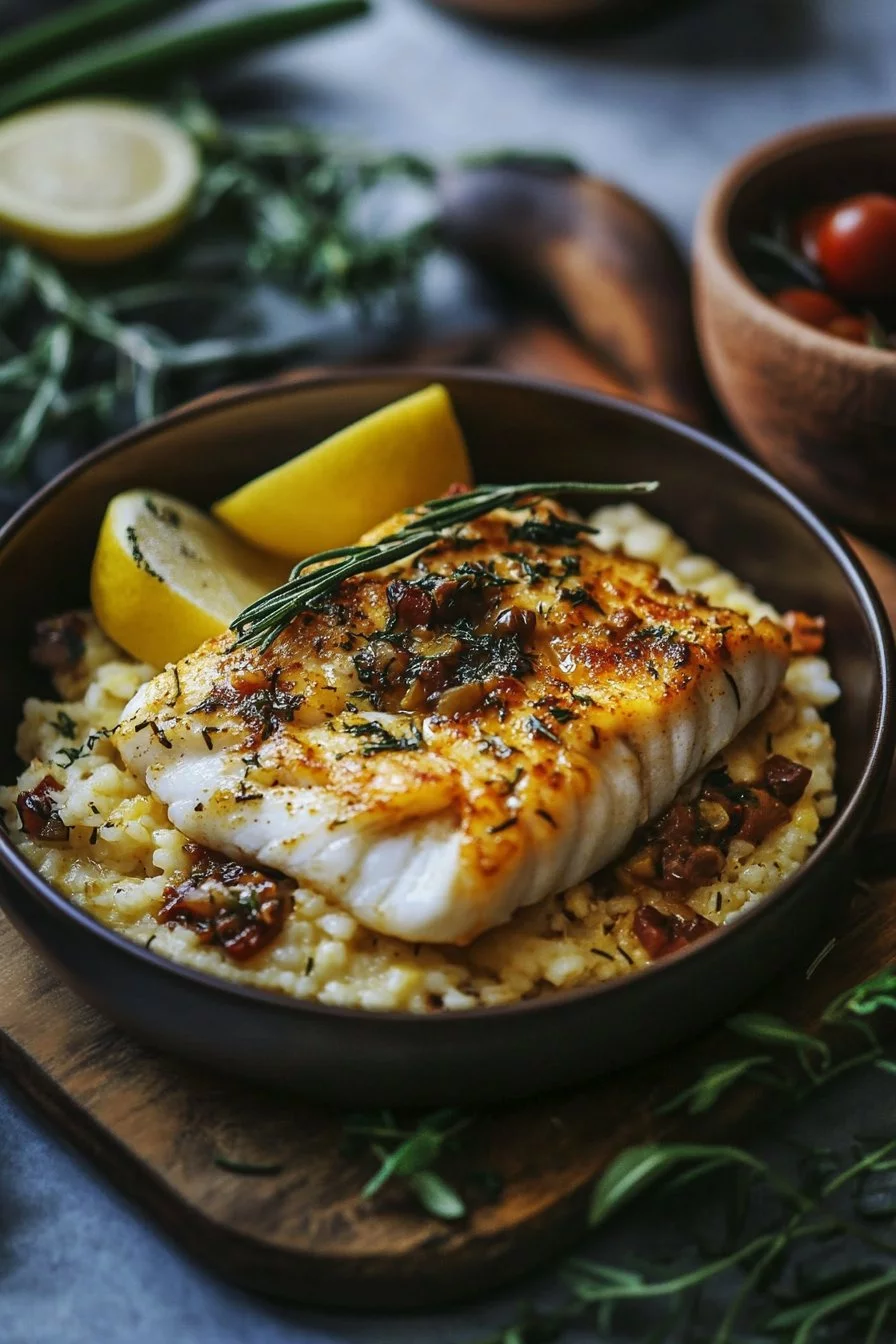Coconut Curry Baked Cod