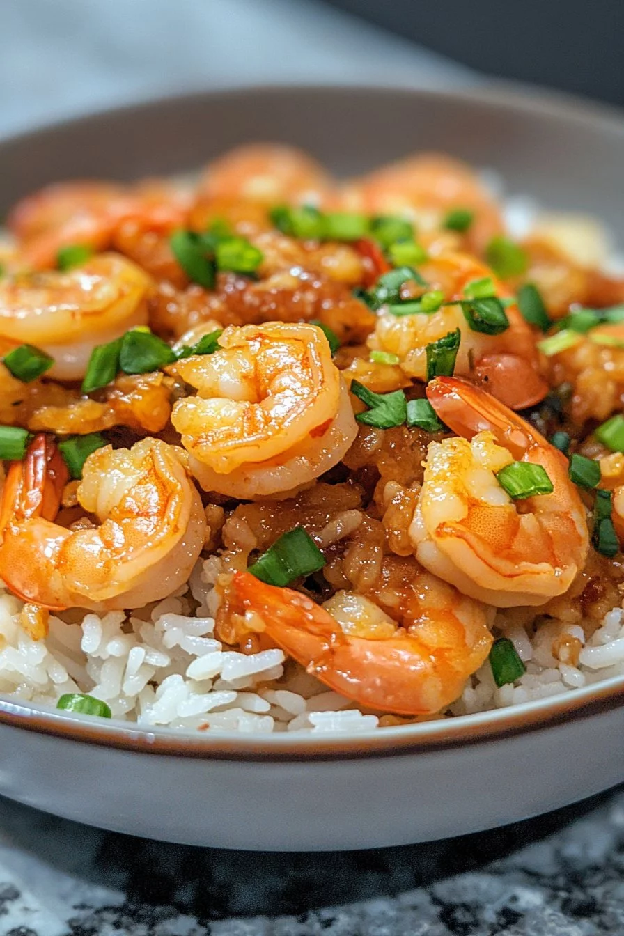 Sweet and Spicy Shrimp Rice