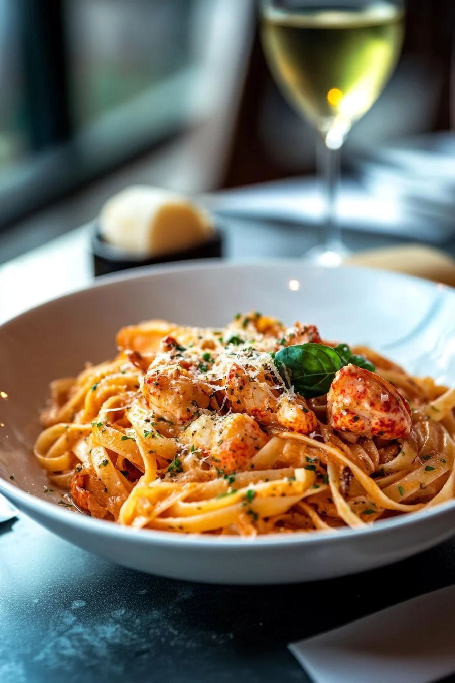 Pasta with Lobster Sauce